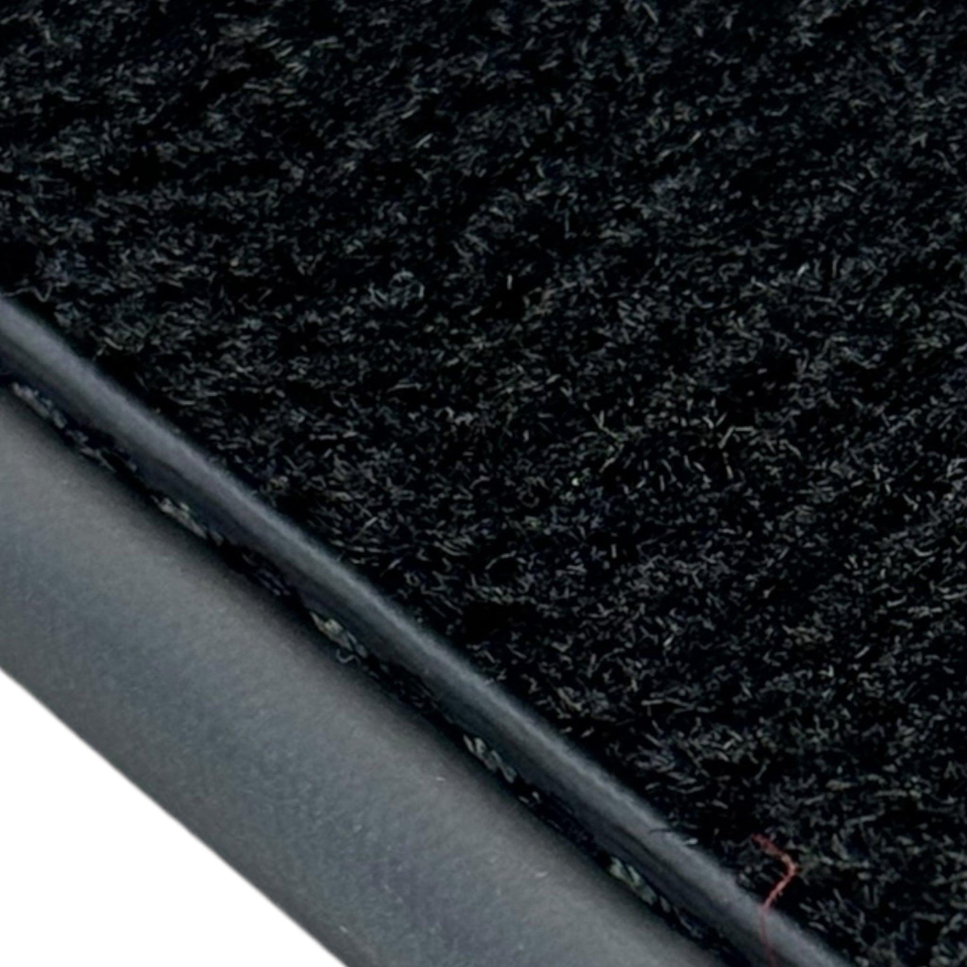 Black Floor Mats for Rolls Royce Cullinan with Black Leather - AutoWin