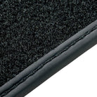 Black Leather Floor Mats for Rolls Royce Dawn (2016-2023) ER56 Design - AutoWin