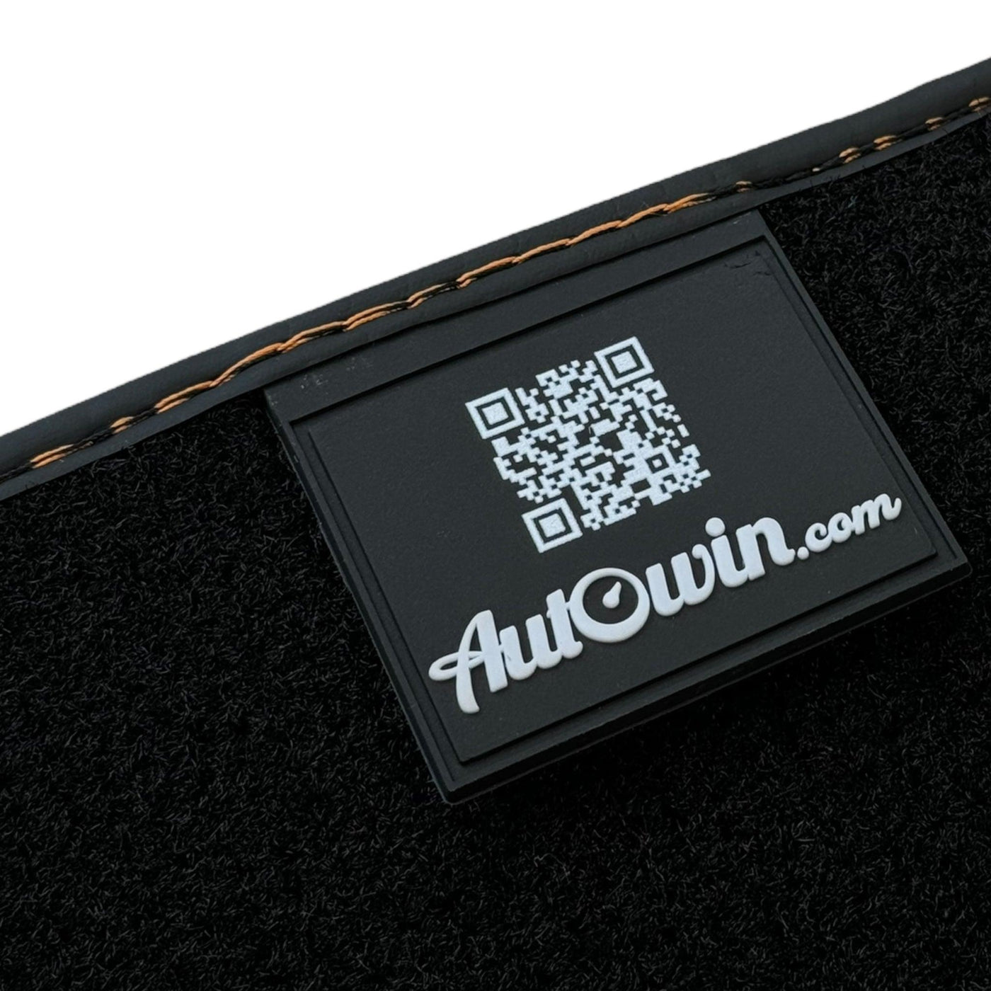 Customizable Black Floor Mats for Lamborghini Urus with Yellow Leather - AutoWin