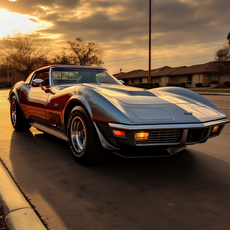 Autowin でクラシックなドライブをグレードアップ: シボレー コルベット C3 (1968-1982) 用フロアマット