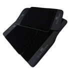 Black Floor Mats for Rolls Royce Cullinan with Black Leather - AutoWin