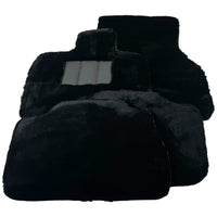 Black Sheepskin Floor Mats for BMW iX (2022-2024) - AutoWin