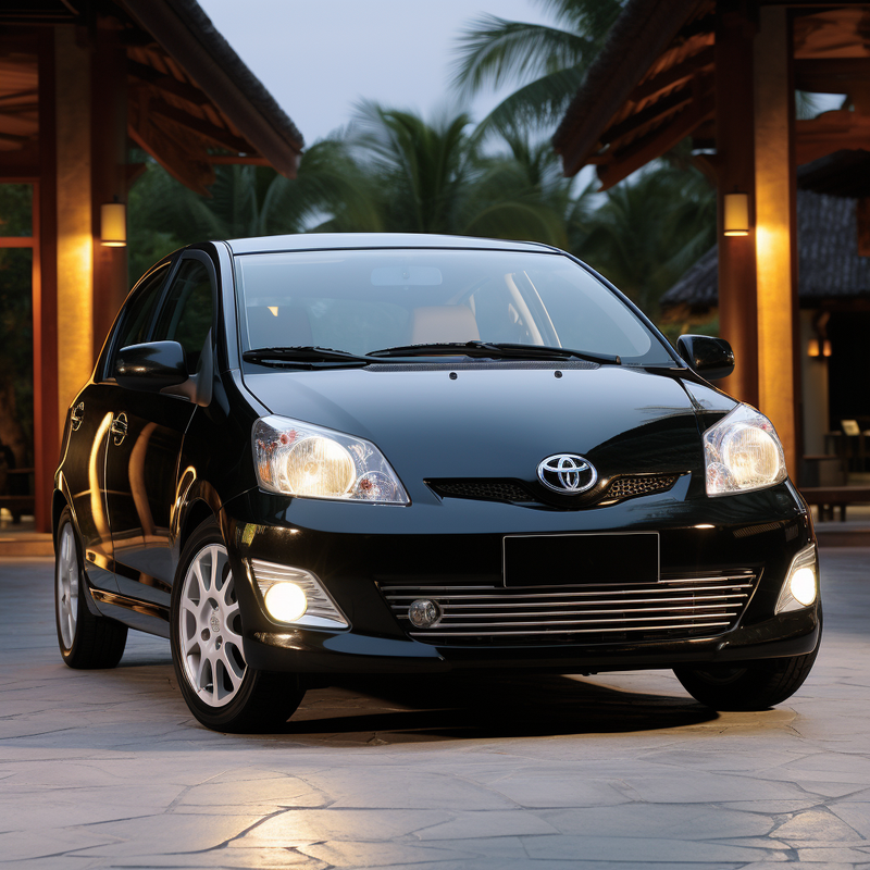 Autowin のプレミアム フロアマット トヨタ ヤリス 1 5 ドア (2001-2006) T-Sport