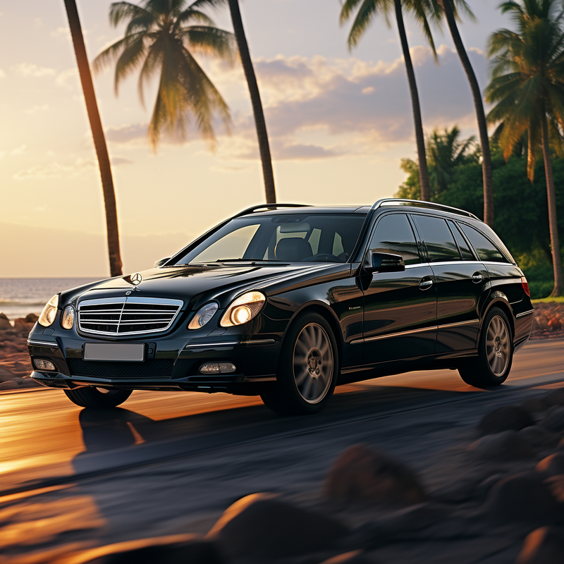 Autowin のプレミアム フロア マットでメルセデス ベンツ E クラス S211 エステート 4Matic (2003-2009) をグレードアップしましょう