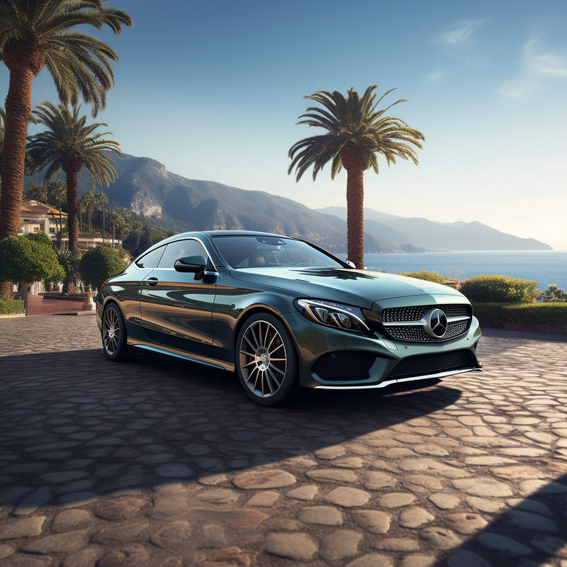 Autowin のプレミアム フロア マットでメルセデス ベンツ C クラス C205 クーペ (2015-2018) をグレードアップしましょう