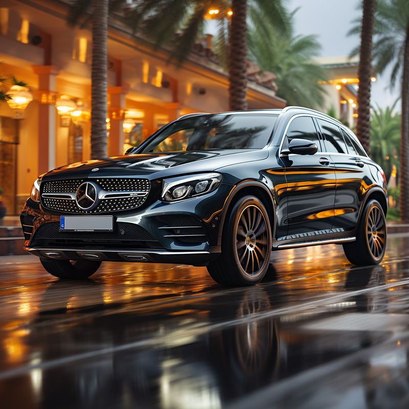 Autowin のプレミアム フロア マットであなたの Mercedes GLC X253 SUV (2015-2019) をグレードアップしましょう