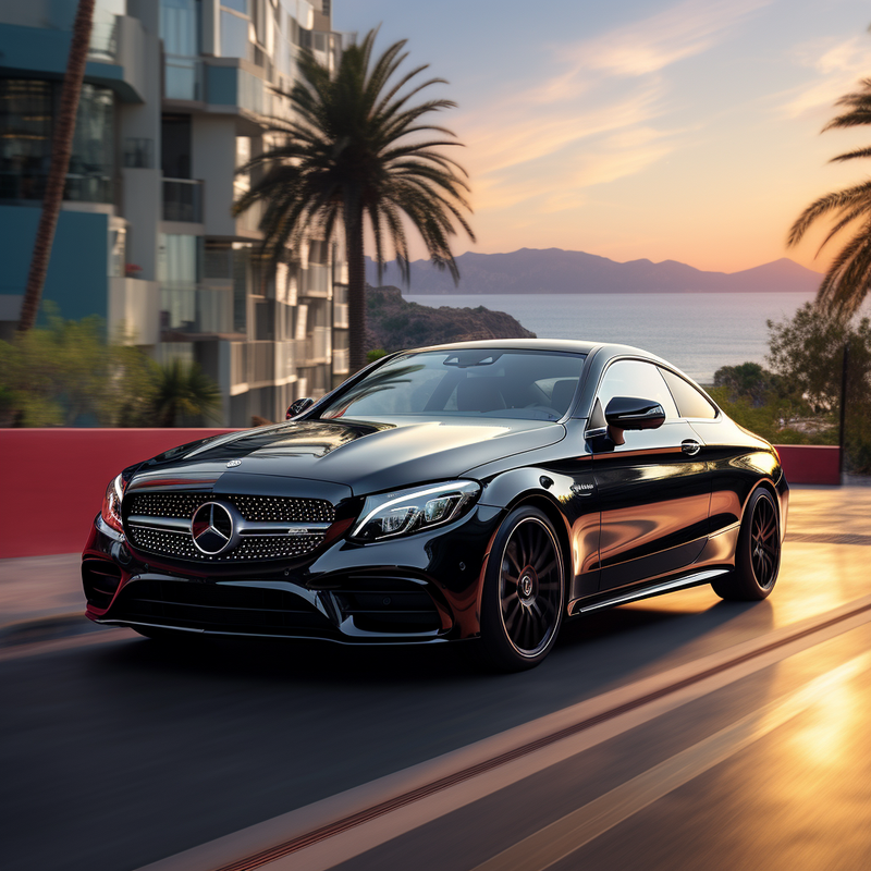 Autowin のプレミアム フロア マットでメルセデス ベンツ C クラス C205 クーペ フェイスリフト (2018-2023) をグレードアップしましょう