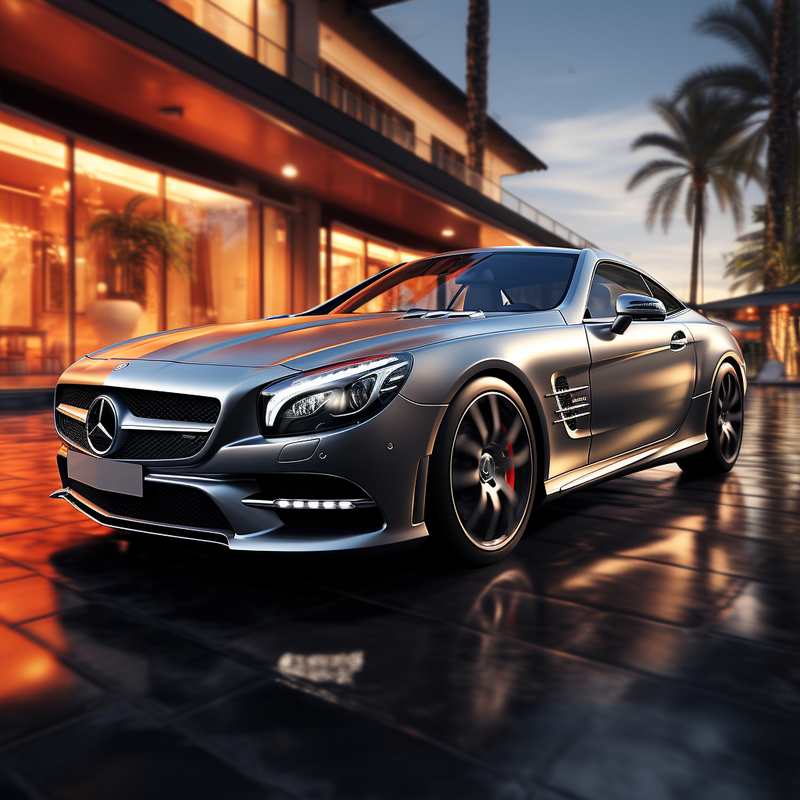 Werten Sie Ihren Mercedes SL R231 (2012–2022) mit den Premium-Fußmatten von Autowin auf