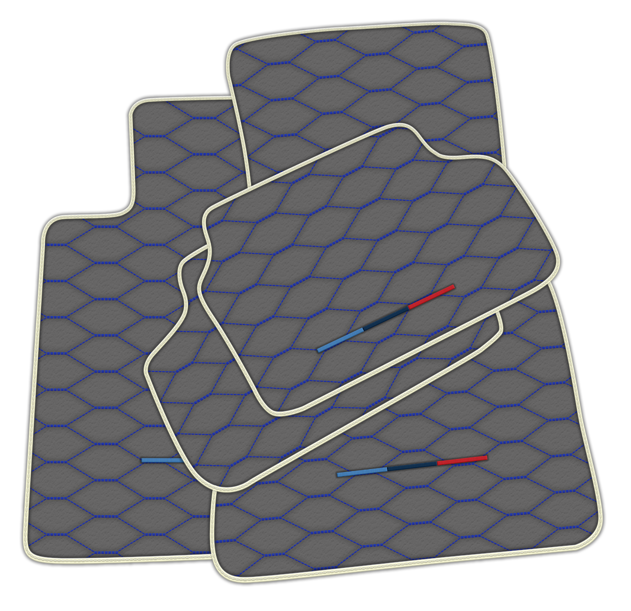 Luxury Brown Leather Floor Mats for BMW G20 Sedan (2019-2024)