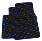 Stylish Customizable Black Leather Floor Mats for BMW