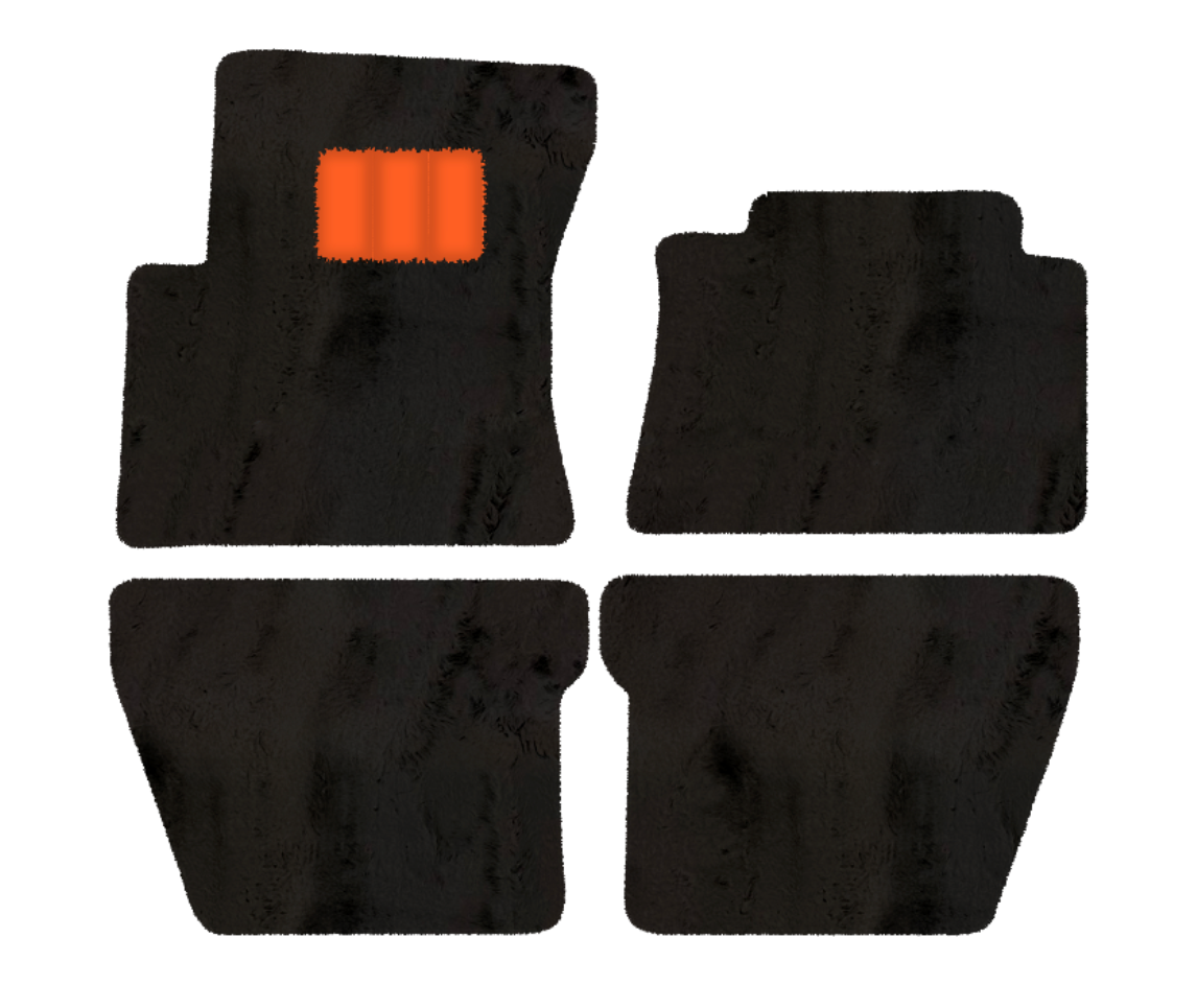 Grey Floor Mats For Bentley Mulsanne (2010-2020) with Leather - AutoWin