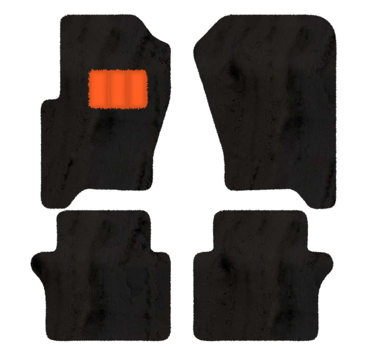Luxury Sheepskin Floor Mats for Your Range Rover Sport 2005-2010