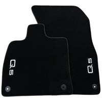 Black Floor Mats for Audi Q5 8R Hybrid (2008-2017) - AutoWin