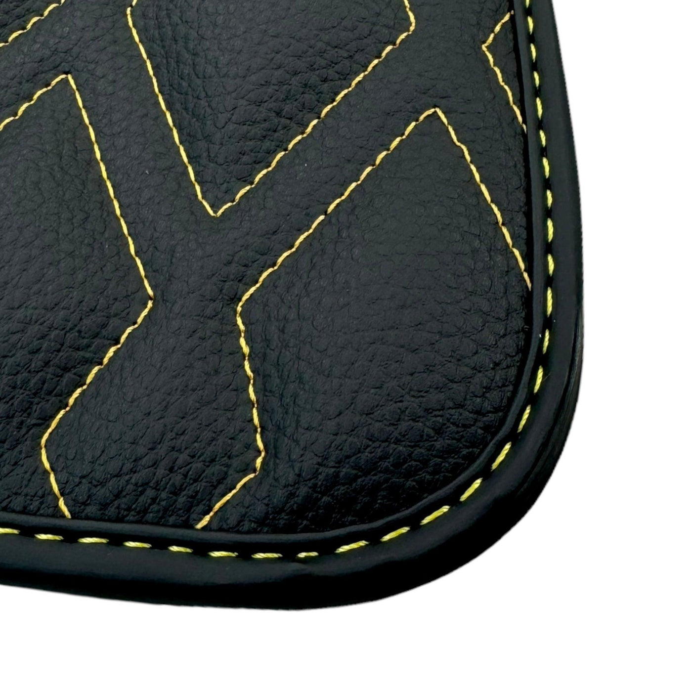 Black Leather Floor Mats for Rolls-Royce Spectre (2023-2024) ER56 Design - AutoWin