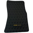 Black Leather Floor Mats for Rolls-Royce Wraith (2013–2023) ER56 Design - AutoWin