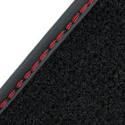 Black Floor Mats for Ferrari Purosangue with Leather and Black Trim | Italian Edition - AutoWin