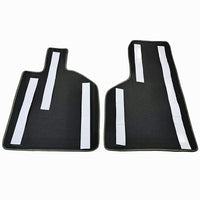 Black Floor Mats for Lamborghini Huracan Tecnica with Alcantara Leather - AutoWin