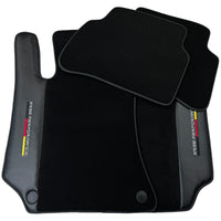 Black Floor Mats for Mercedes Benz C218 Coupe Facelift with Carbon | ER56 Performance - AutoWin