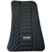 Black Leather Floor Mats for Rolls Royce Shadow (1965-1977) ER56 Design - AutoWin