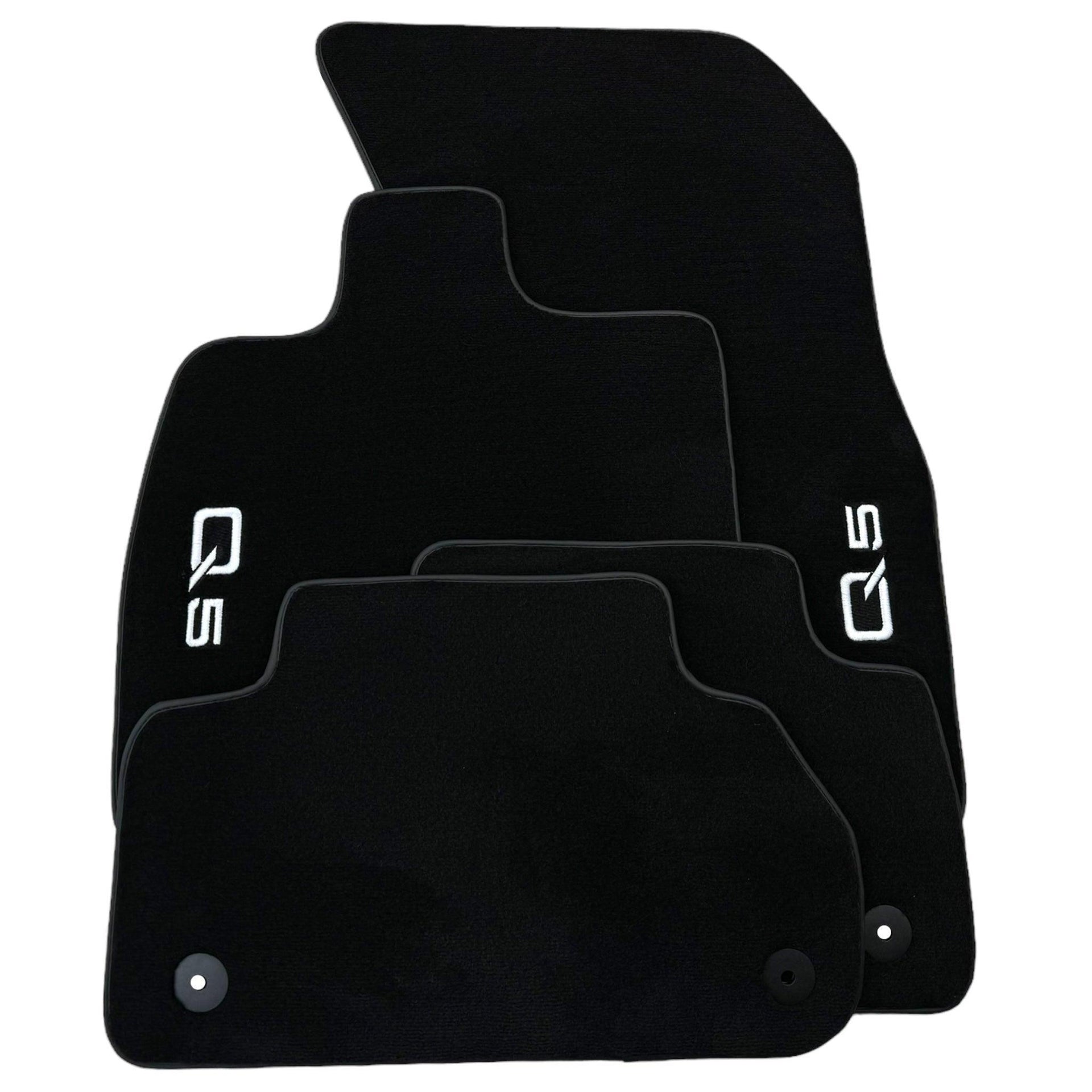 Black Floor Mats for Audi Q5 FY Hybrid (2017-2023) - AutoWin
