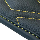 Black Leather Floor Mats for Rolls-Royce Ghost Series II (2021-2024) ER56 Design - AutoWin