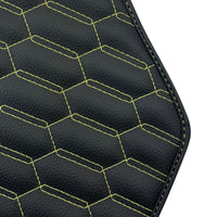 Floor Mats for Lamborghini Huracan Leather Yellow Stitching