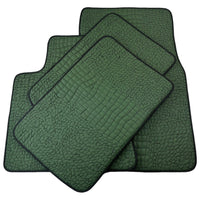 Green Leather Floor Mats for Rolls-Royce Phantom VIII (2017-2024) - AutoWin