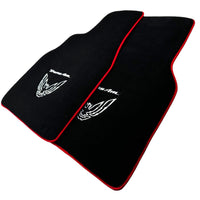 Black Floor Mats Red Trim for Pontiac FireBird (1993-2002) Trans Am - AutoWin
