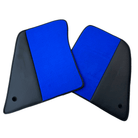 Blue Floor Mats for Ferrari 296 GTS (2022-2024) with Leather - AutoWin