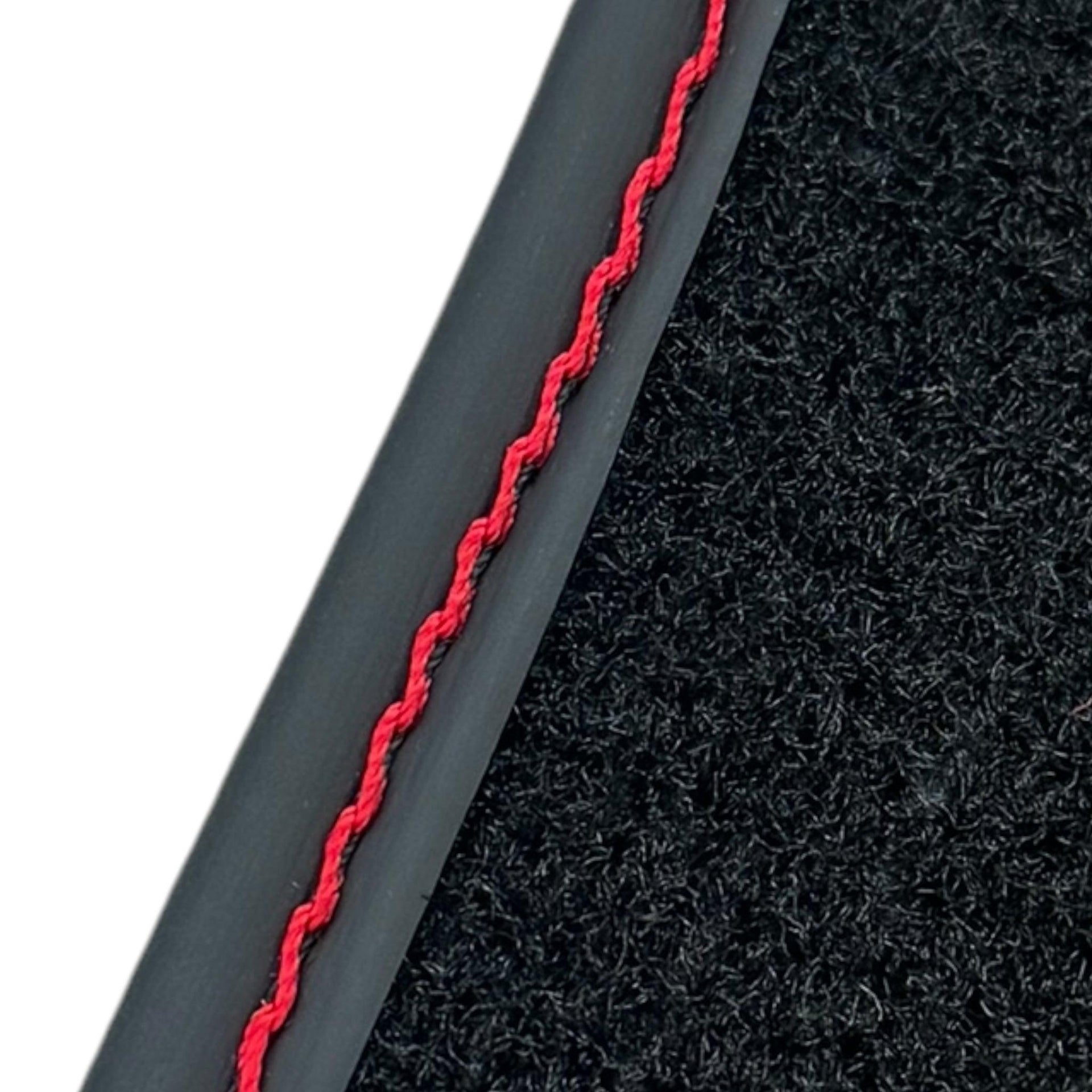 Black Floor Mats for Lamborghini Aventador SV with Alcantara Leather - AutoWin