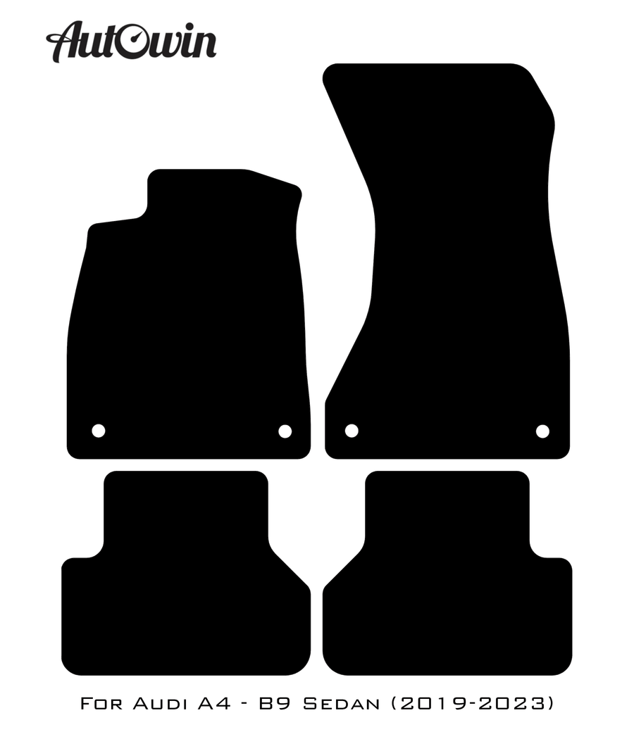 Floor Mats for Audi A4 - B9 Sedan (2019-2023) - AutoWin