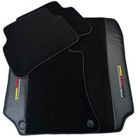 Black Floor Mats for Mercedes Benz C218 Coupe Facelift with Carbon | ER56 Performance - AutoWin