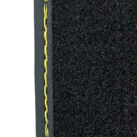 Floor Mats for Lamborghini Huracan Leather Yellow Stitching