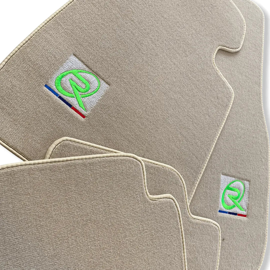 Beige Mats For BMW Gran Tourer F46 (2015-2022) 7 Seats Tailored Set Perfect Fit - AutoWin
