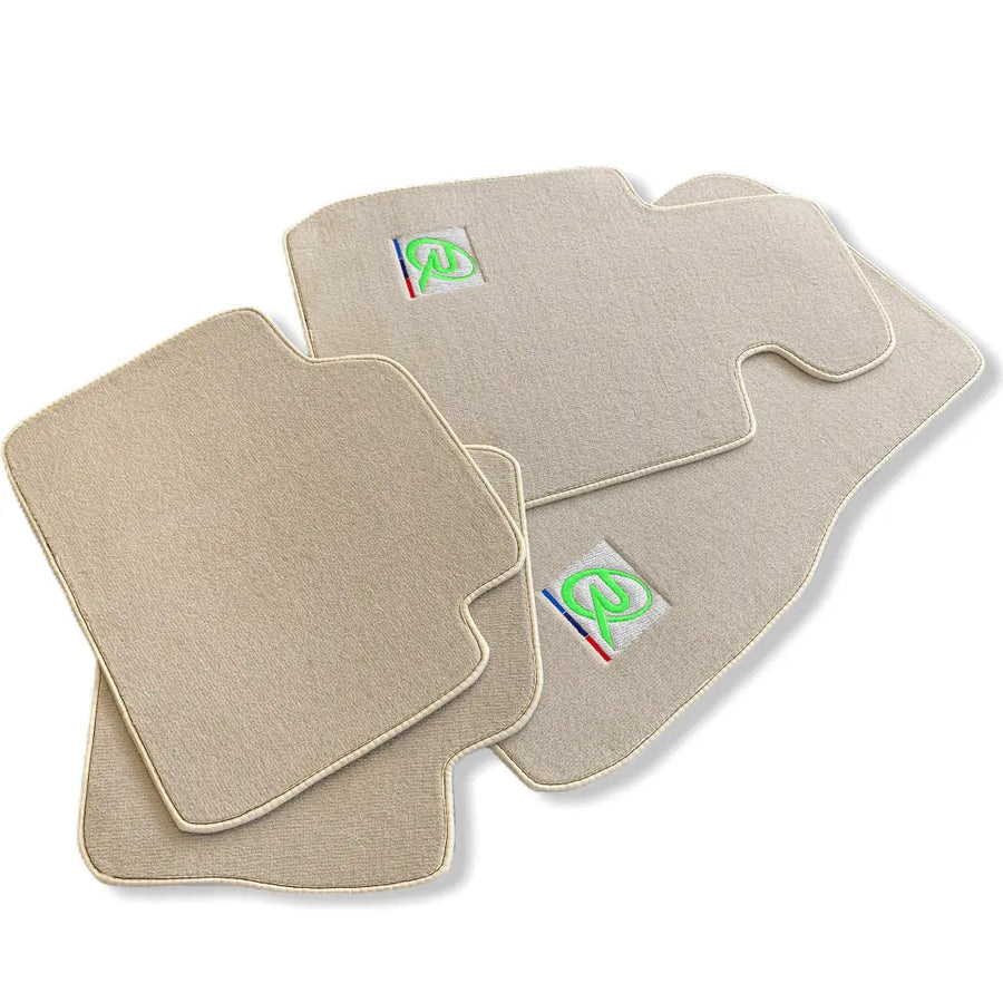 Beige Mats For BMW Gran Tourer F46 (2015-2022) 7 Seats Tailored Set Perfect Fit - AutoWin