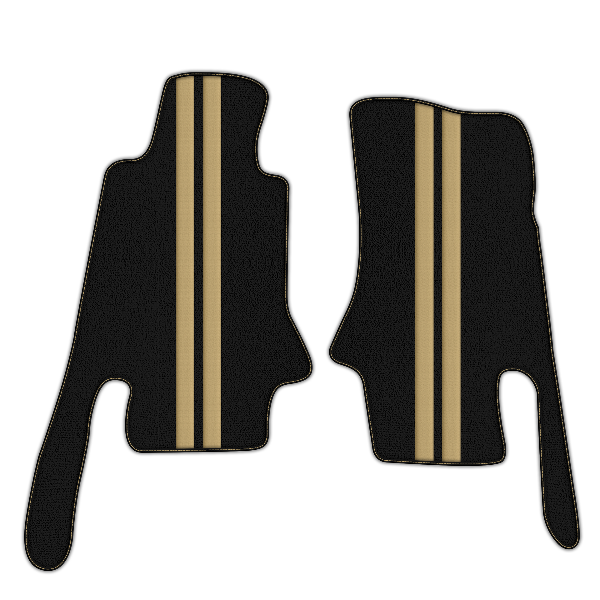 Custom Black Floor Mats for Chevrolet Corvette C4 (1984-1996)