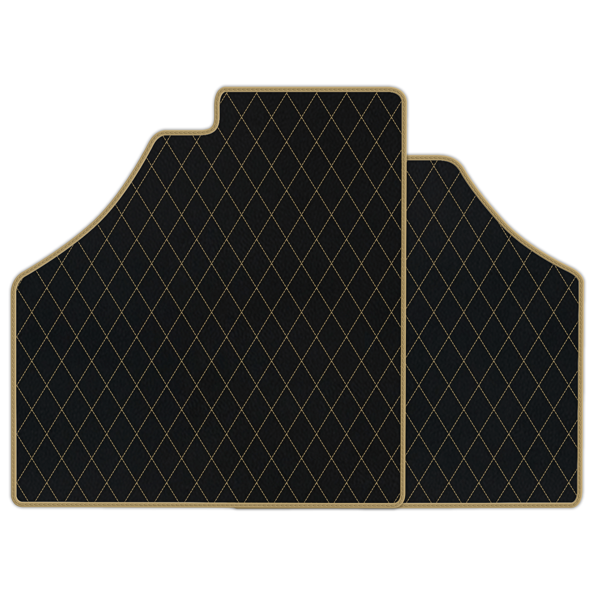 Black Leather Floor Mats for Ferrari F355 (1994-1999) | AW1 Design