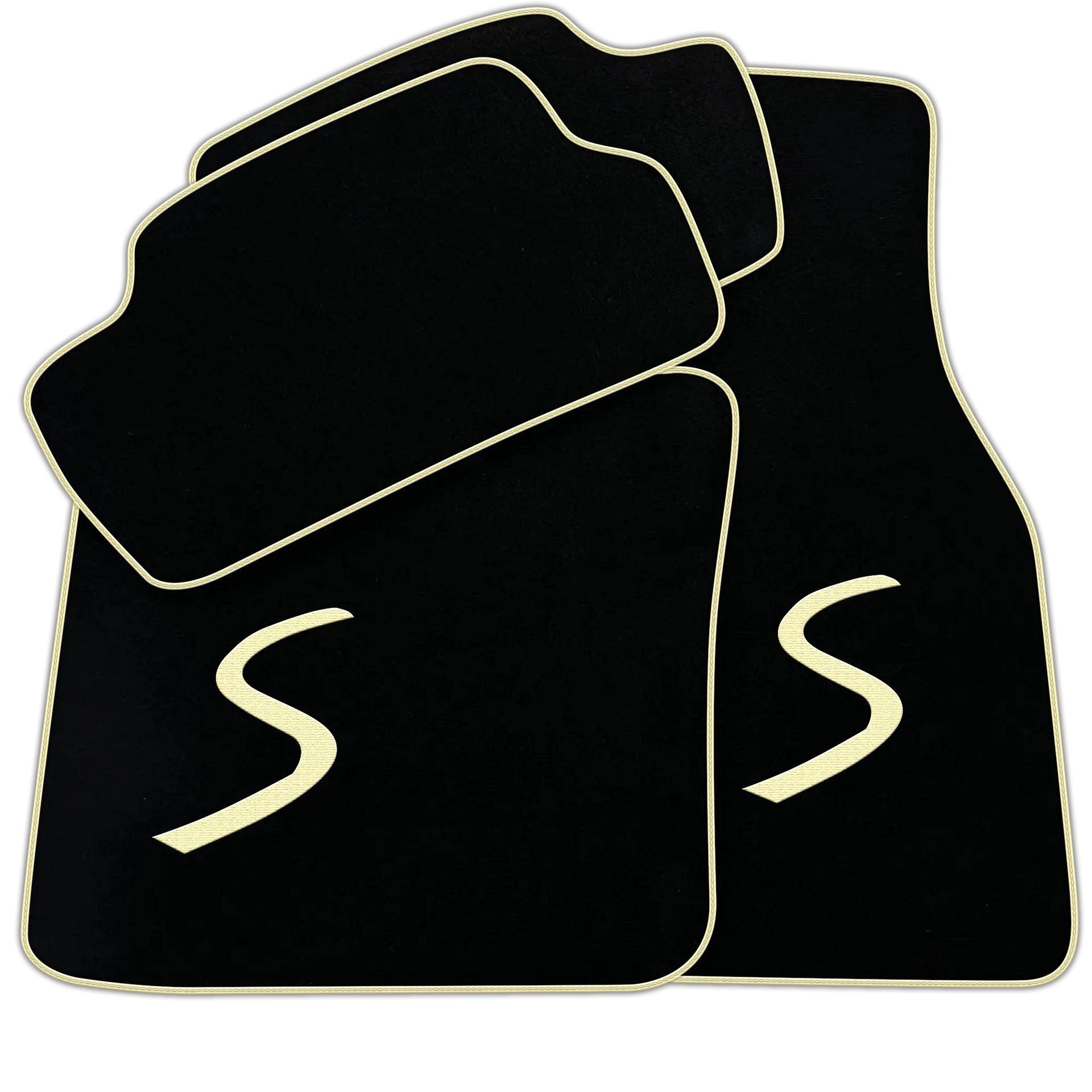 Black Floor Mats for Mini Cooper / One R53 (2001-2007) Cooper S