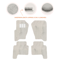 Luxury Sheepskin Floor Mats for Land Rover Discovery (2017-2026)