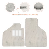 Premium Sheepskin Floor Mats for Lamborghini Aventador (2012-2022)