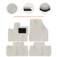 Premium Sheepskin Floor Mats for 2003-2007 Land Rover Freelander