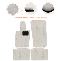 Luxury Sheepskin Floor Mats for Porsche Panamera (2017-2023)