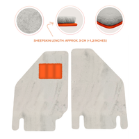 Premium Sheepskin Floor Mats for Ferrari Purosangue (2023-2024)