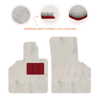 Premium Sheepskin Floor Mats for Lamborghini Aventador (2012-2022)
