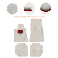 Premium Sheepskin Floor Mats for Bentley Continental GTC (2011-2018)
