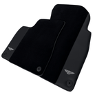 Black Floor Mats for Bentley Bentayga (2015-2023) with Leather