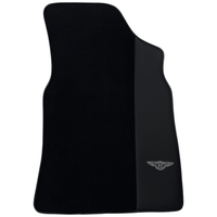 Black Floor Mats for Bentley Continental GT (2003-2011) with Leather