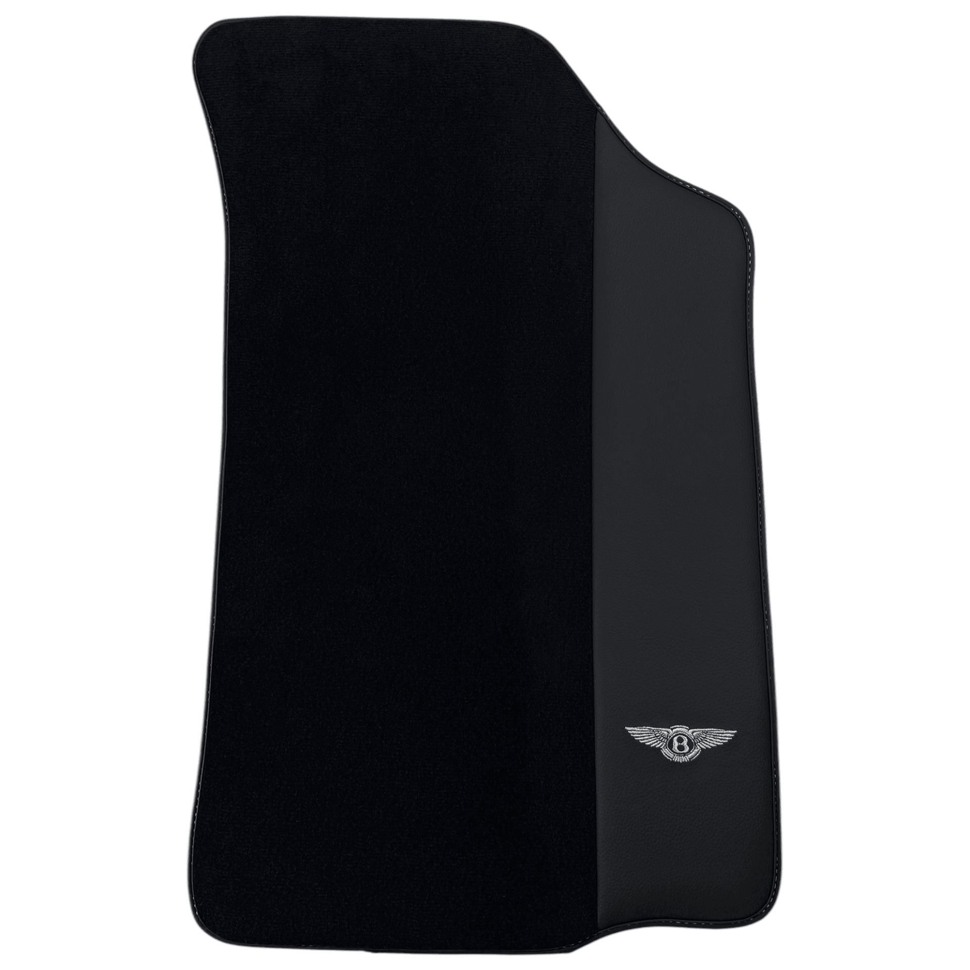Black Floor Mats for Bentley Flying Spur (2013-2019) with Leather