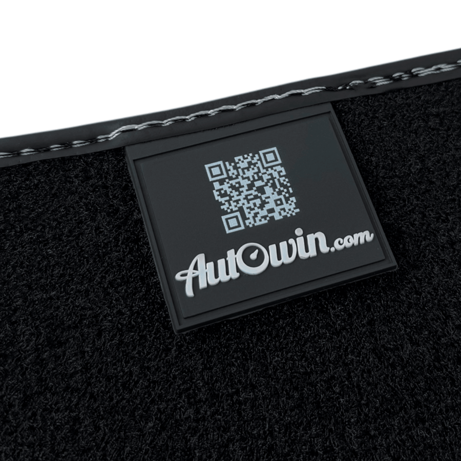 Black Floor Mats for Bentley Flying Spur (2013-2019) with Leather