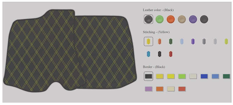 フェラーリのフロアマットをカスタマイズ: 個人的なテキストとスタイルを追加しましょう!